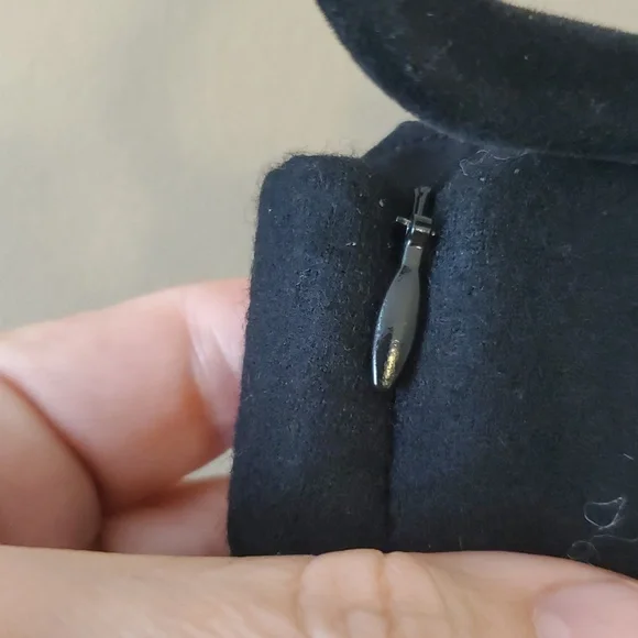 Eileen Fisher Wool Wide Leg Pants In Black Size M NWT'S - Picture 6 of 10